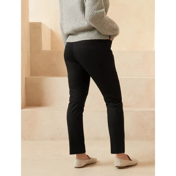 Banana Republic Curvy Classic Sloan Fit Pant black size 14 Short - Picture 3 of 9